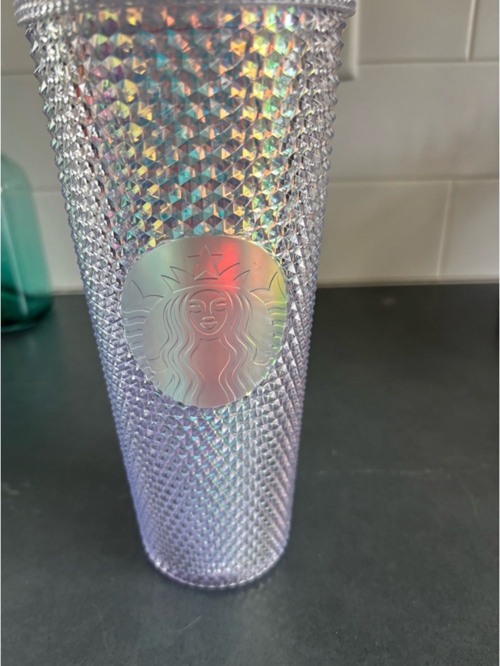 Starbucks Iridescent Studded Cold Cup - Lavender Holographic 2021